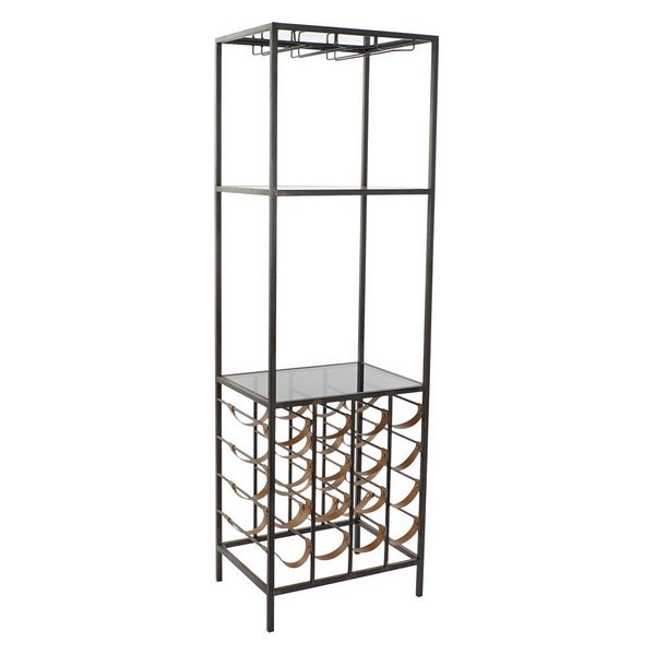 Bottle rack DKD Home Decor Metal Polyurethane (50 x 38 x 160 cm)