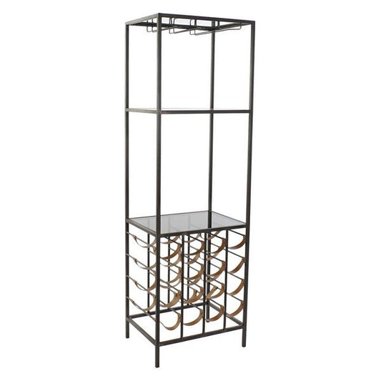 Bottle rack DKD Home Decor Metal Polyurethane (50 x 38 x 160 cm)
