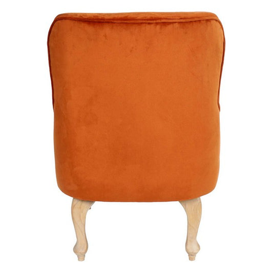 Armchair DKD Home Decor Polyester Wood (60 x 67 x 92 cm)