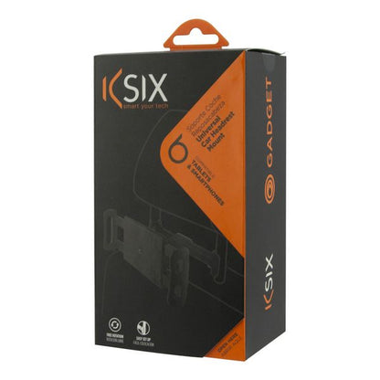 Supporto dispositivo per poggiatesta auto KSIX 360º Nero