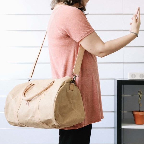 Sports Bag KSIX WeekendBag Eco-friendly kraft paper Brown