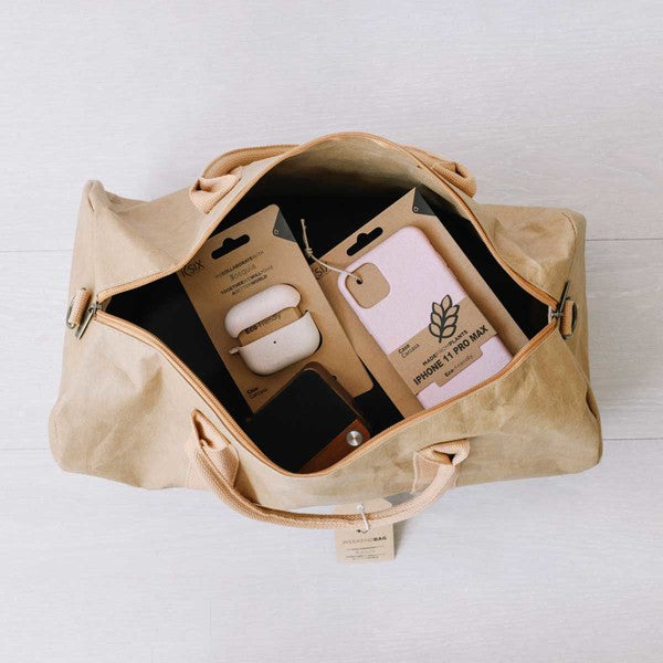 Sports Bag KSIX WeekendBag Eco-friendly kraft paper Brown