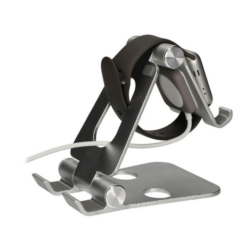 Supporto Mobile KSIX Girevole Argento