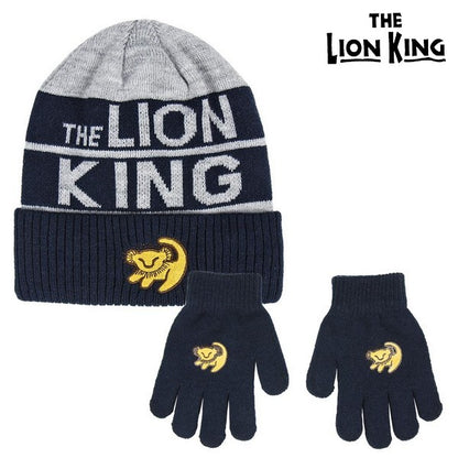 Hat & Gloves The Lion King 74324 Grey (2 Pcs)