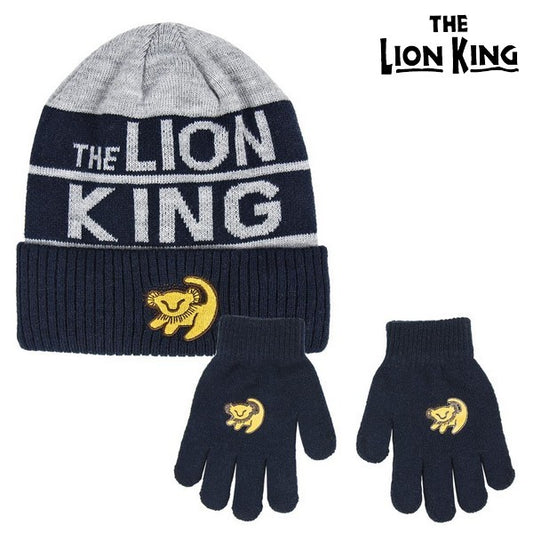 Hat & Gloves The Lion King 74324 Grey (2 Pcs)