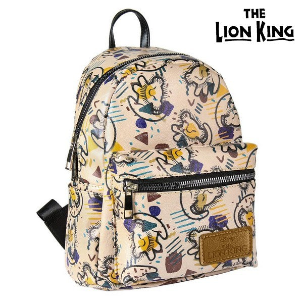 Casual Backpack The Lion King 72816 Beige