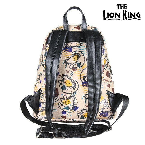Casual Backpack The Lion King 72816 Beige