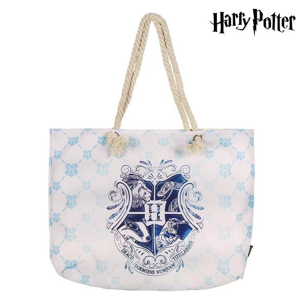 Beach Bag Harry Potter 72925 Turquoise Cotton