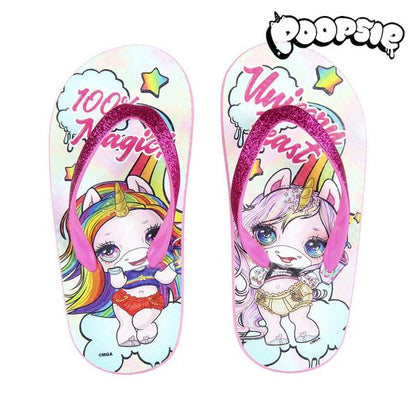 Flip Flops for Children Poopsie 74433 Pink White