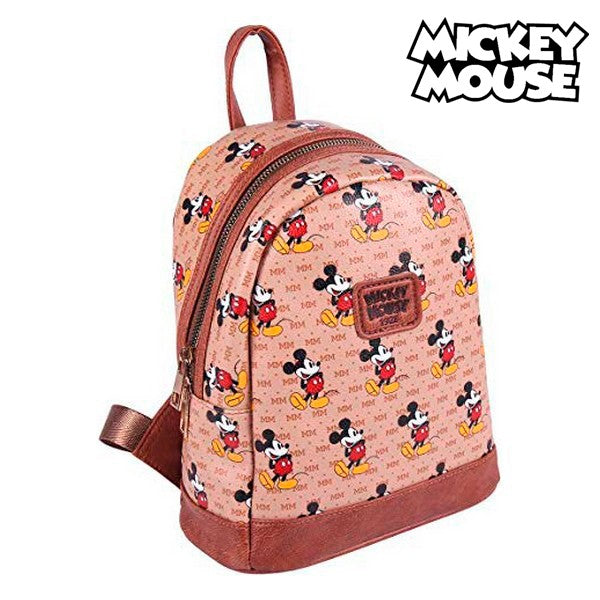 Casual Backpack Mickey Mouse (19,5 x 25 x 11 cm) Brown