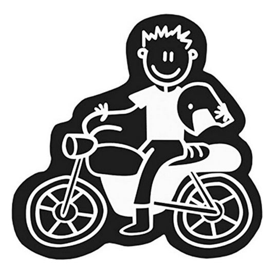 Car Adhesive Family Men Motorcycle