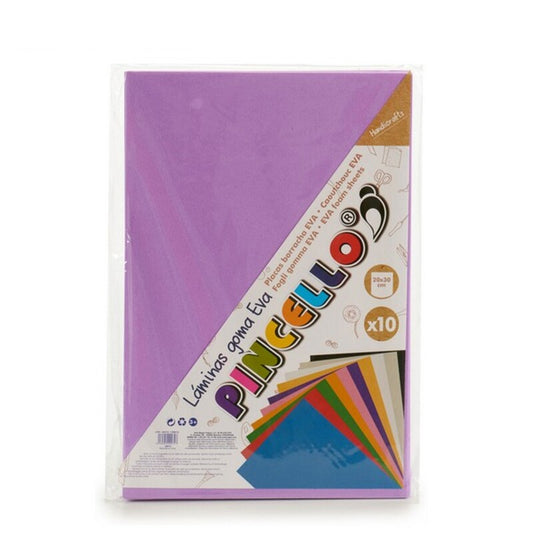 Eva Rubber Violet 10 (30 x 2 x 20 cm) (10 Pieces)