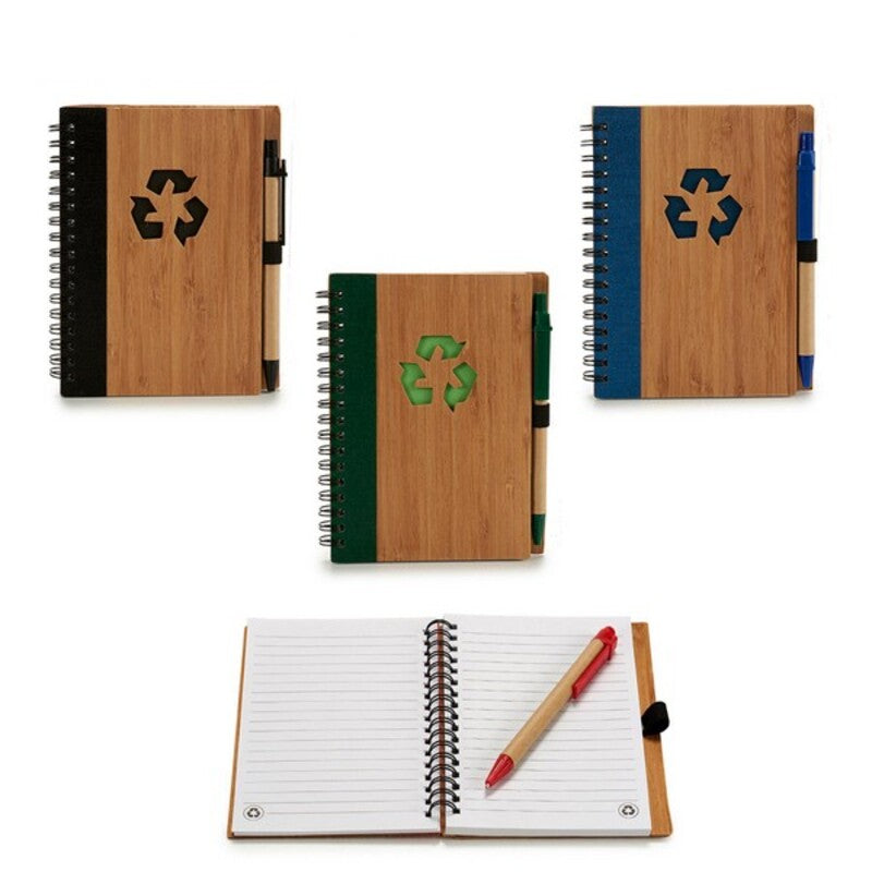 Spiral Notebook with Pen (1 x 16 x 12 cm)