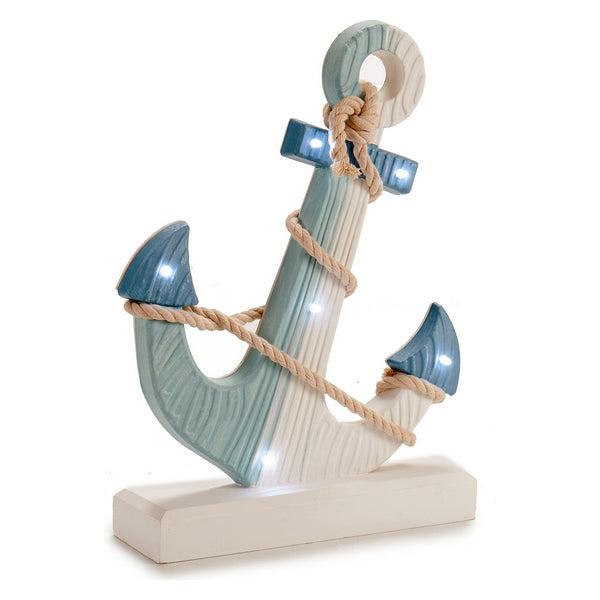 Decorative Figure Rope Wood Rope (7,5 x 32,5 x 24 cm) LED Lights