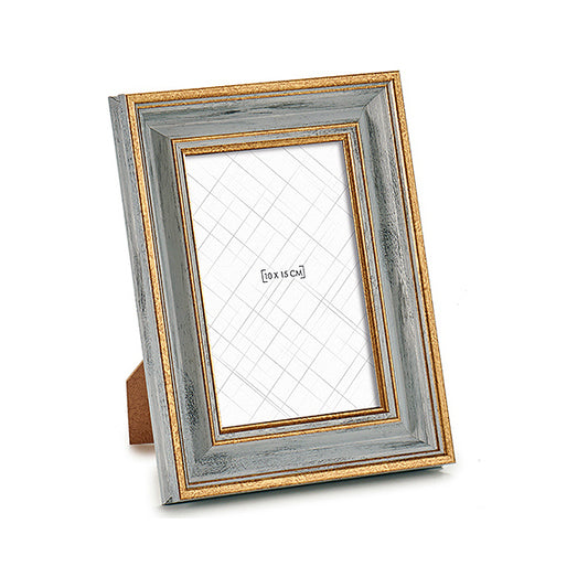 Photo frame Golden (2 x 21 x 16 cm) (10 x 15 cm)
