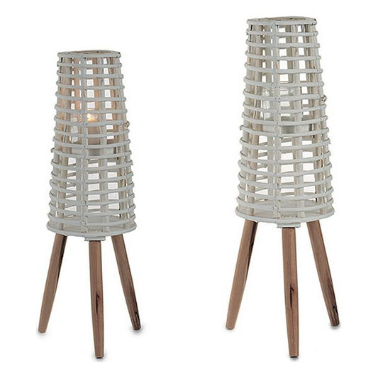 Candleholder White (17 x 43 x 17 cm)