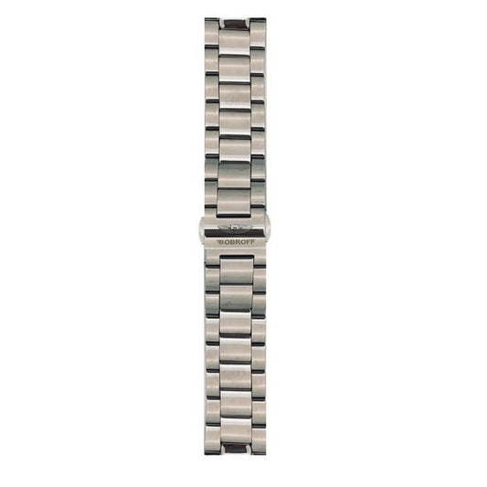 Watch Strap Bobroff BFS004 Silver (Ø 22 mm)