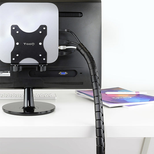 Cable Organiser NANOCABLE 10.36.0001-BK Ø 2,5 cm (1 m) Black