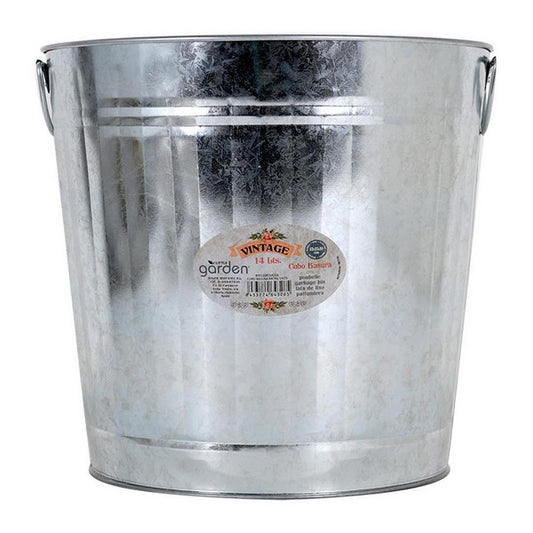 Rubbish Bin Little Garden Metal