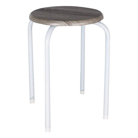 Sgabello Confortime Legno Metallo (30 X 45 cm)