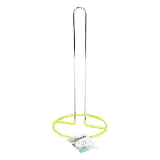 Kitchen Paper holder Confortime Metal Green (14 X 14 x 32 cm)