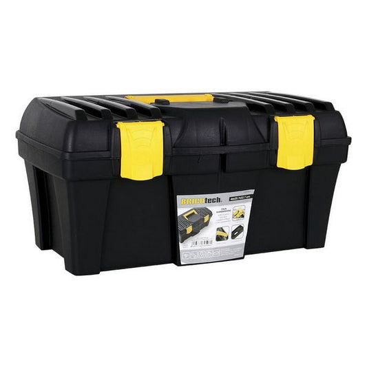 Toolbox Bricotech Black Yellow (46 X 25,7 x 22,7 cm)