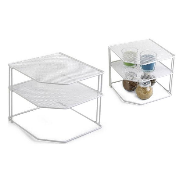 Kitchen Cupboard Organiser Confortime Metal White
