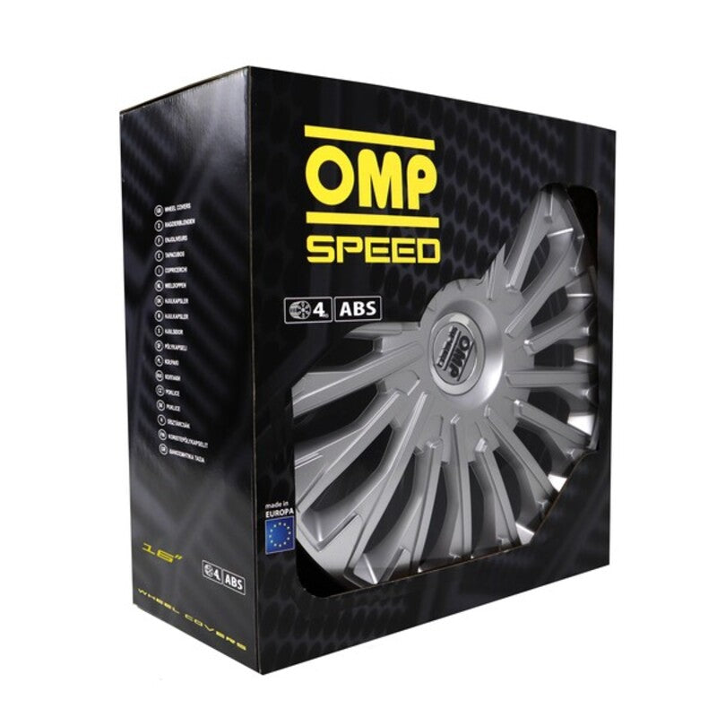 Copricerchio OMP Stinger Speed ​​Argento 16" (4 ud)