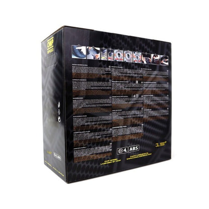 Copricerchio OMP Stinger Speed ​​Nero Argento 15" (4 ud)