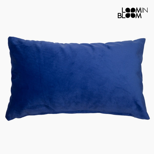 Cuscino Velluto (30 x 50 x 10 cm) Poliestere Blu