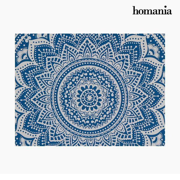 Painting Mandala Blue (69 x 4 x 97 cm) by Homania