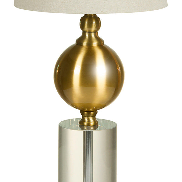 Desk Lamp Brass (25 x 76 x 25 cm)