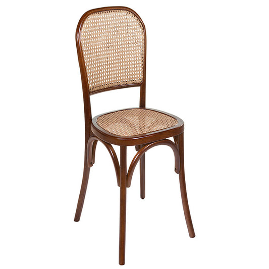 Dining Chair Brown Elm wood (45 x 42 x 86 cm)
