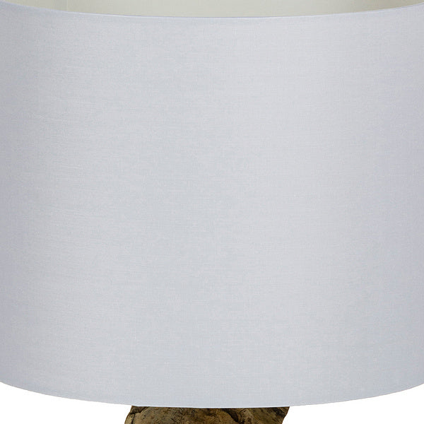 Desk Lamp Acacia (24 x 24 x 47 cm)