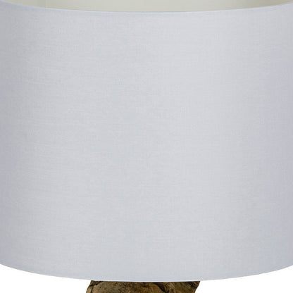 Desk Lamp Acacia (24 x 24 x 47 cm)