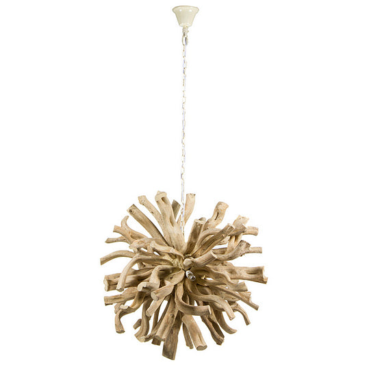 Ceiling Light Wood (70 X 70 x 70 cm)