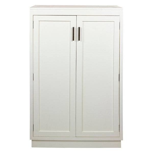 Shoe cupboard White Mindi wood (80 x 38 x 130 cm)