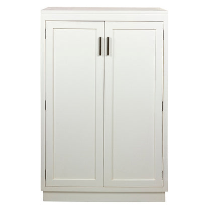Shoe cupboard White Mindi wood (80 x 38 x 130 cm)