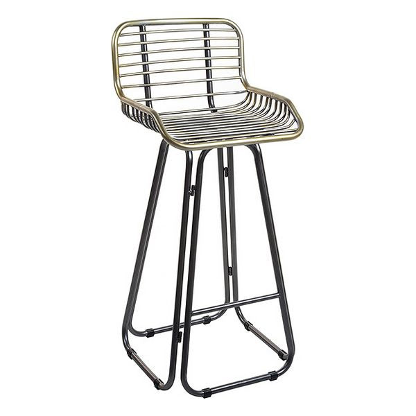 Stool Industrial Iron Fir wood (45 x 102 cm)