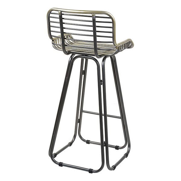 Stool Industrial Iron Fir wood (45 x 102 cm)