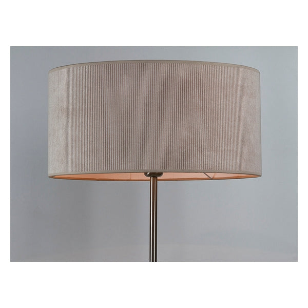 Floor Lamp Beige Velvet (45 x 45 x 158 cm)