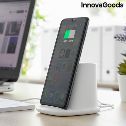 Caricatore Wireless 5 in 1 con Supporto Organizer e Lampada LED USB DesKing InnovaGoods