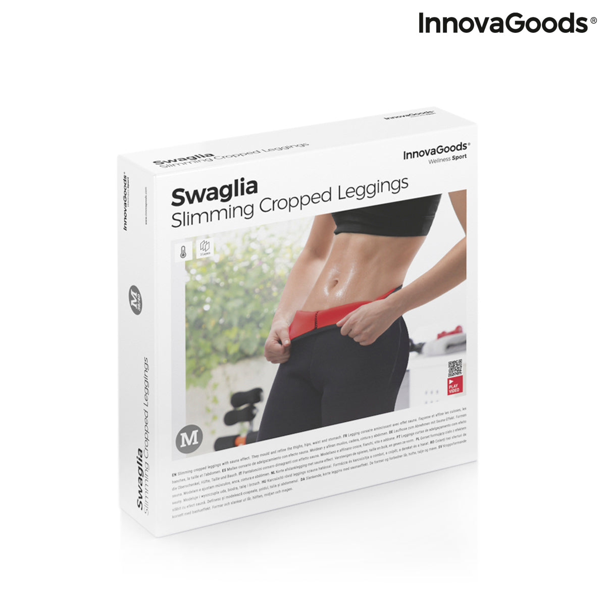 Slimming Knee Length  Sports Leggings with Sauna Effect Swaglia InnovaGoods