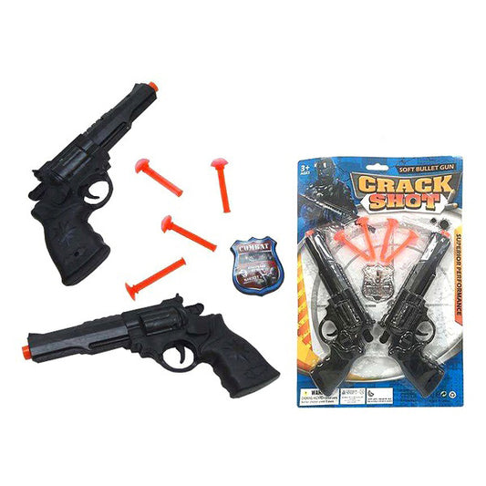 Set of 2 Dart Guns Crack Shot