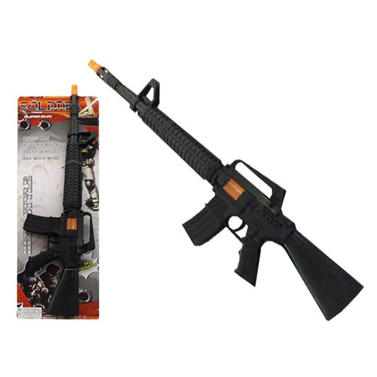 Military Machine Gun Soldier Black