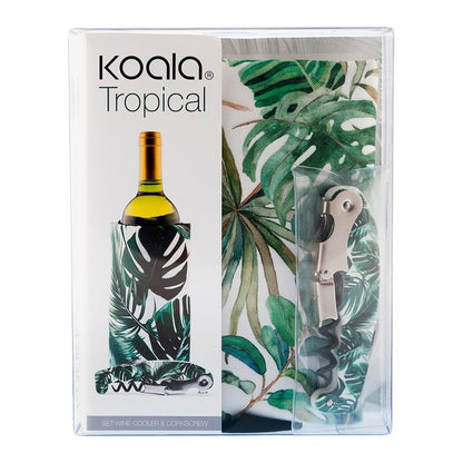 Set of Wine Accessories Koala Tropic Plastic