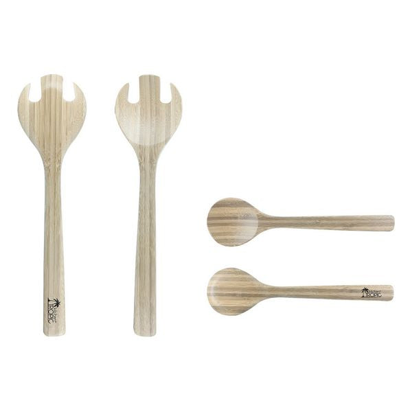 Cutlery Set Kitchen Tropic Bamboo (2 Uds)