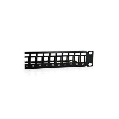 Pannello patch UTP categoria 6 a 24 porte 2LAN ARAP19C24VAC 19"