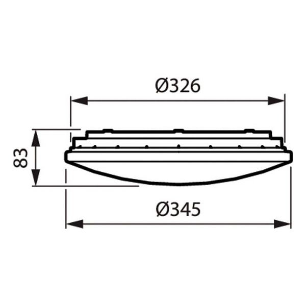 False ceiling Philips Ledinaire LED A+ 1700 Lm 18,5 W (3000K Warm White)