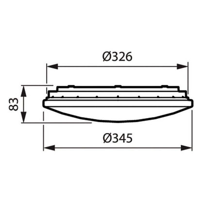 False ceiling Philips Ledinaire LED A+ 1700 Lm 18,5 W (3000K Warm White)